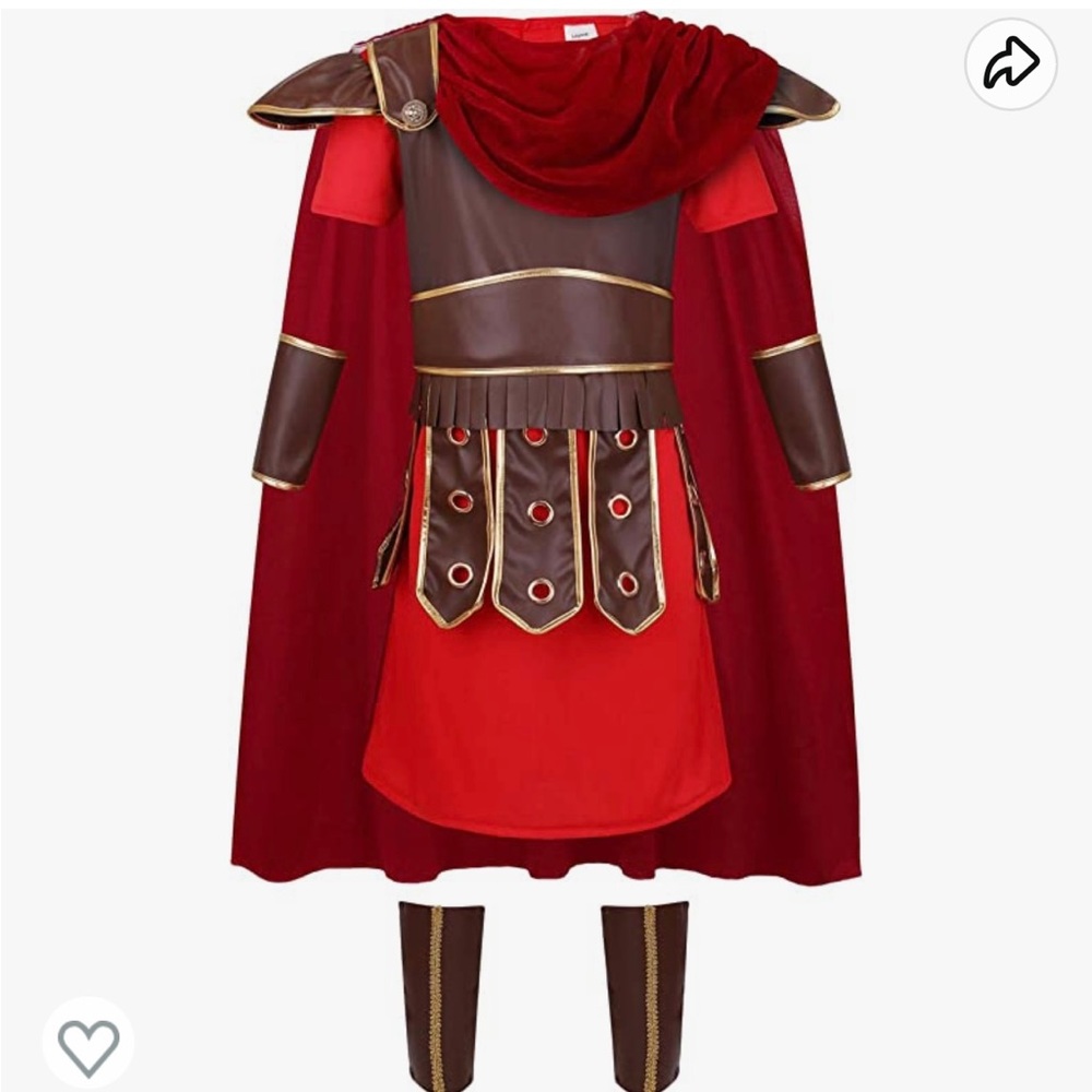 New! Roman Soldier Costume